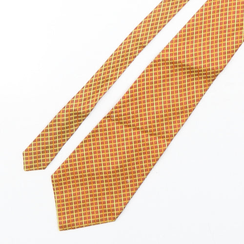 NEXT Mens Multicoloured Plaids & Checks Silk Pointed Tie One Size