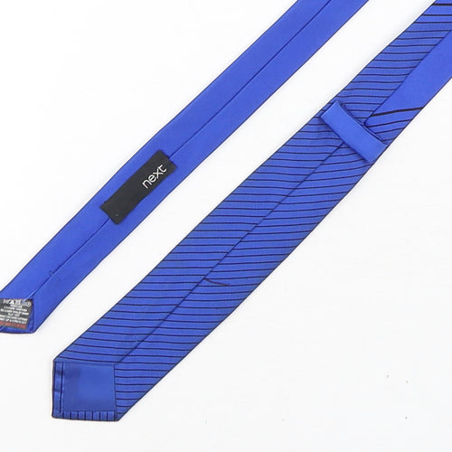 NEXT Mens Multicoloured Striped Polyester Pointed Tie One Size