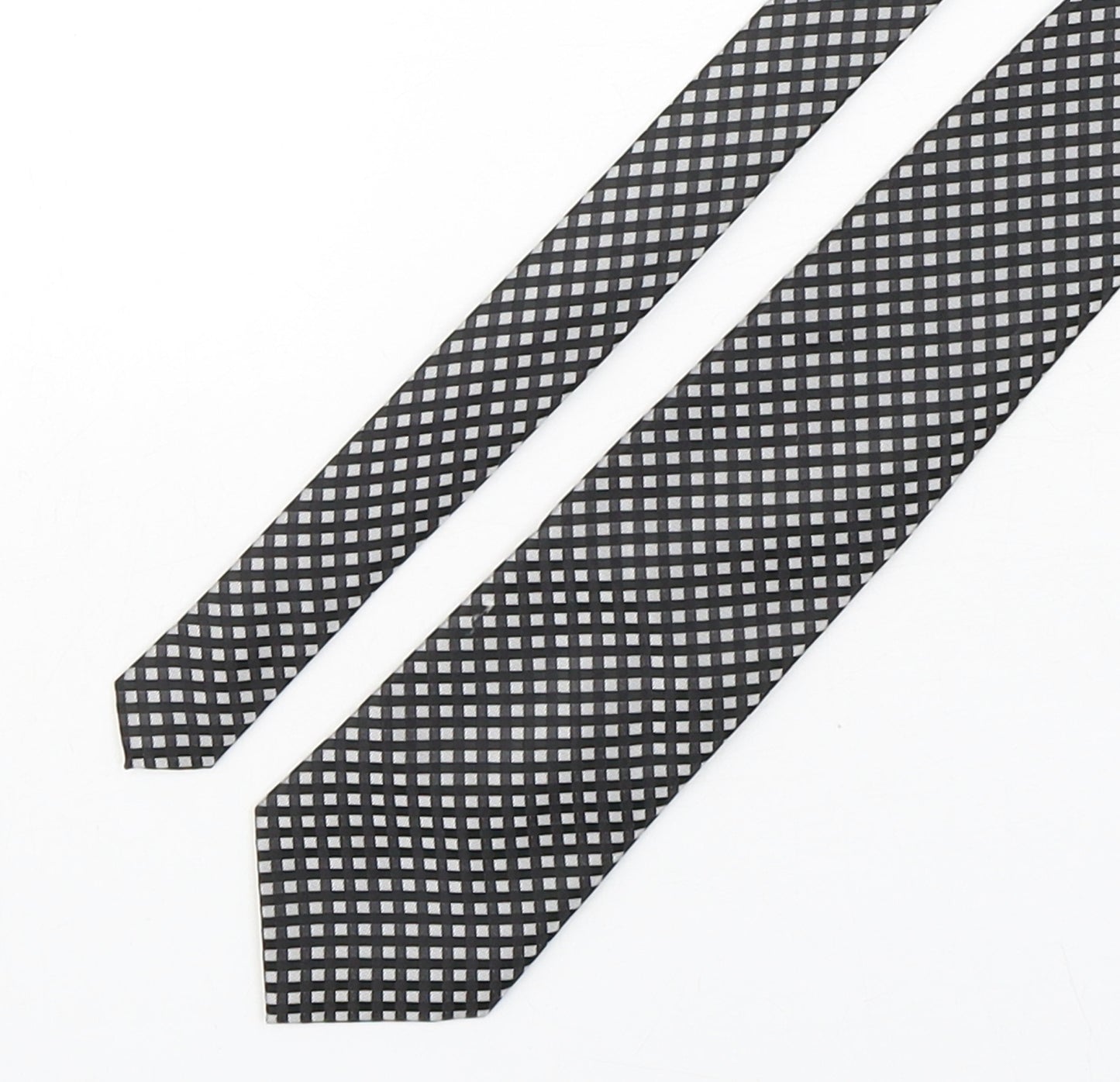 Hunt Club Mens Multicoloured Plaids & Checks Polyester Pointed Tie One Size