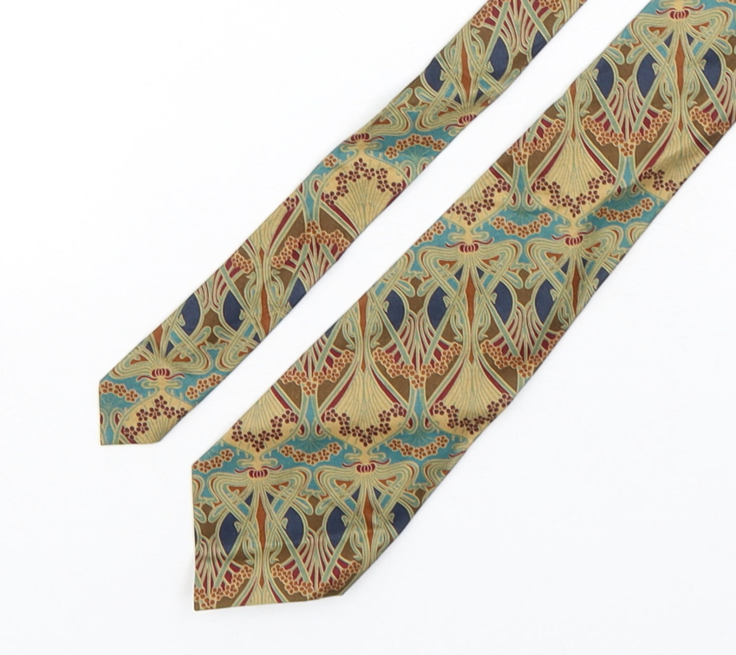 Liberty Mens Multicoloured Paisley Cotton Pointed Tie One Size