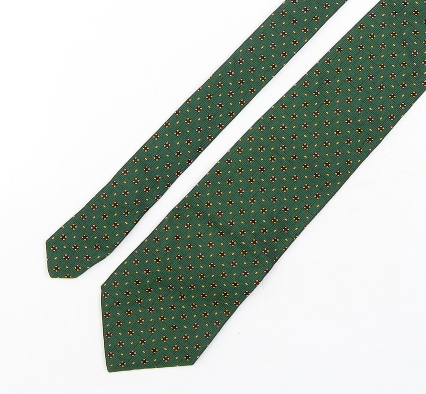 Givo Mens Multicoloured Plaids & Checks Silk Pointed Tie One Size