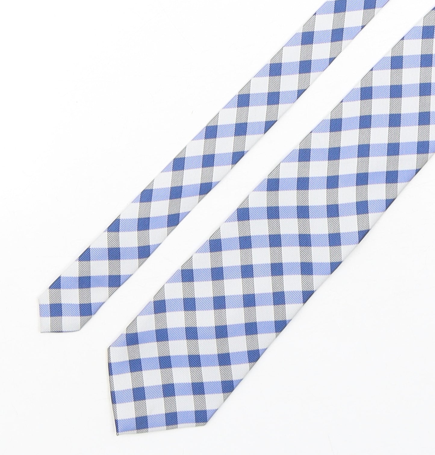Marks and Spencer Mens Multicoloured Striped Polyester Pointed Tie One Size