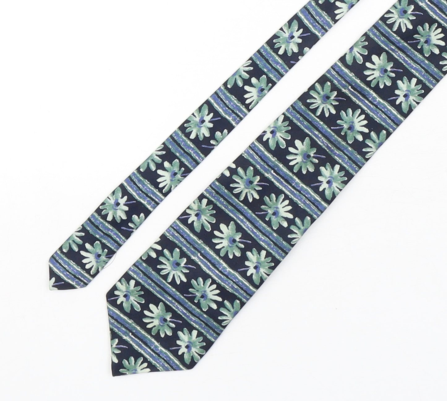 Marks and Spencer Mens Multicoloured Geometric Polyester Pointed Tie One Size