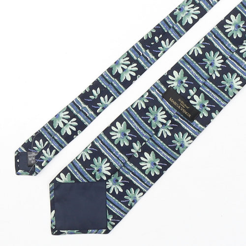 Marks and Spencer Mens Multicoloured Geometric Polyester Pointed Tie One Size