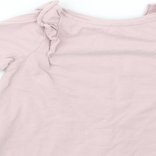 H&M Baby Pink  Cotton Pullover T-Shirt Size 18-24 Months Crew Neck Pullover - Frozen 2