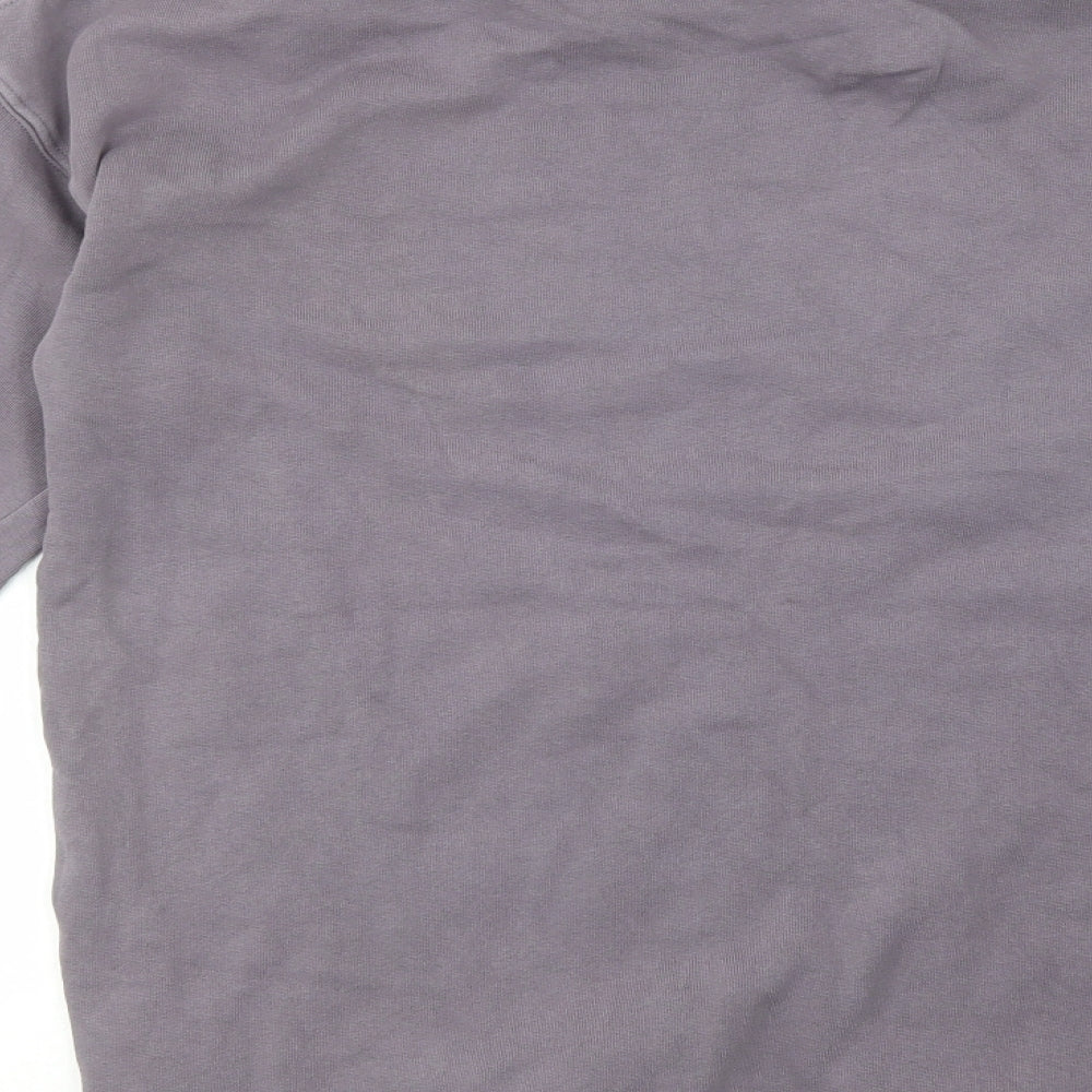 NEXT Girls Purple  Cotton Tunic Sweatshirt Size 12 Years  Pullover