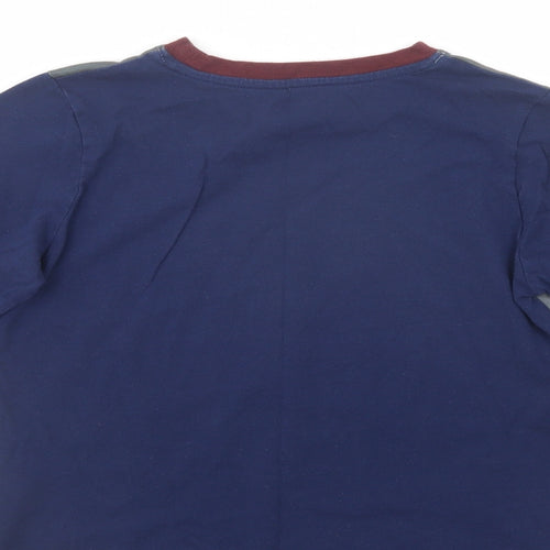 Character.Com Girls Blue  Polyester Pullover T-Shirt Size 8-9 Years Crew Neck Pullover - Hogwarts