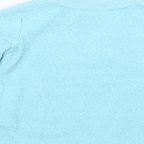 Dunnes Stores Baby Blue  Polyester Basic Blouse Size 12-18 Months Crew Neck Pullover - Unicorn