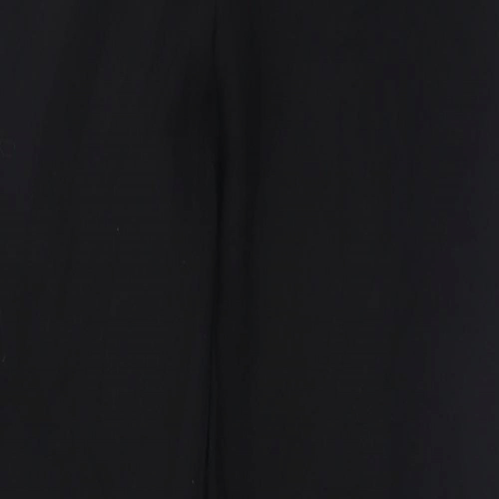 Primark Womens Black  Polyester Trousers  Size 6 L30 in Regular Hook & Eye
