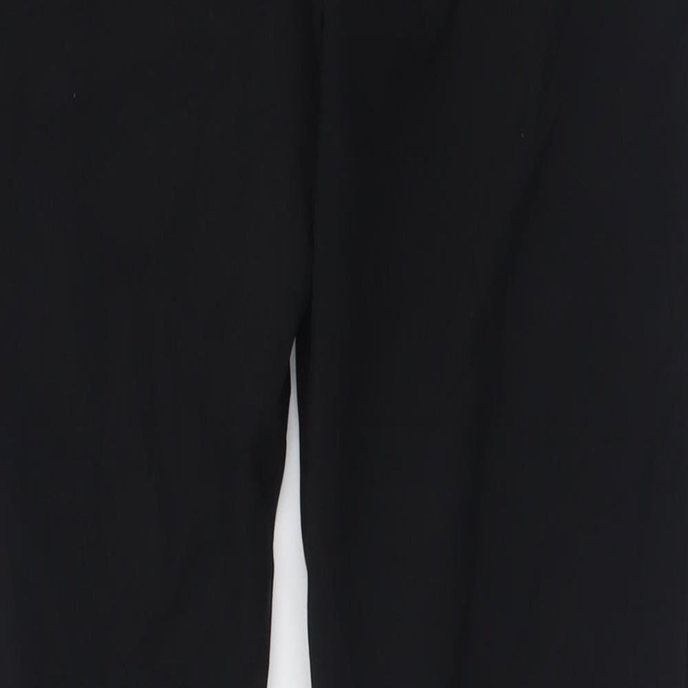 Primark Womens Black  Polyester Trousers  Size 6 L30 in Regular Hook & Eye