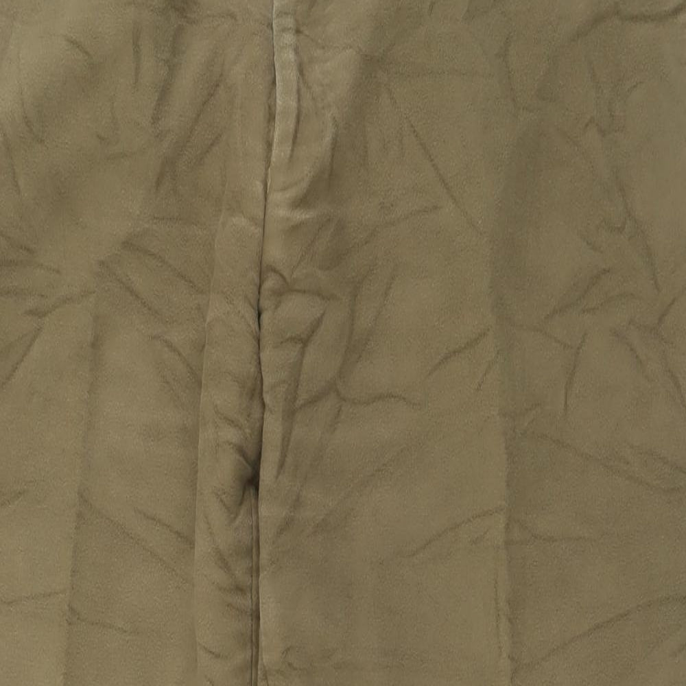 Gurteen Mens Green  Cotton Trousers  Size 42 L30 in Regular Button