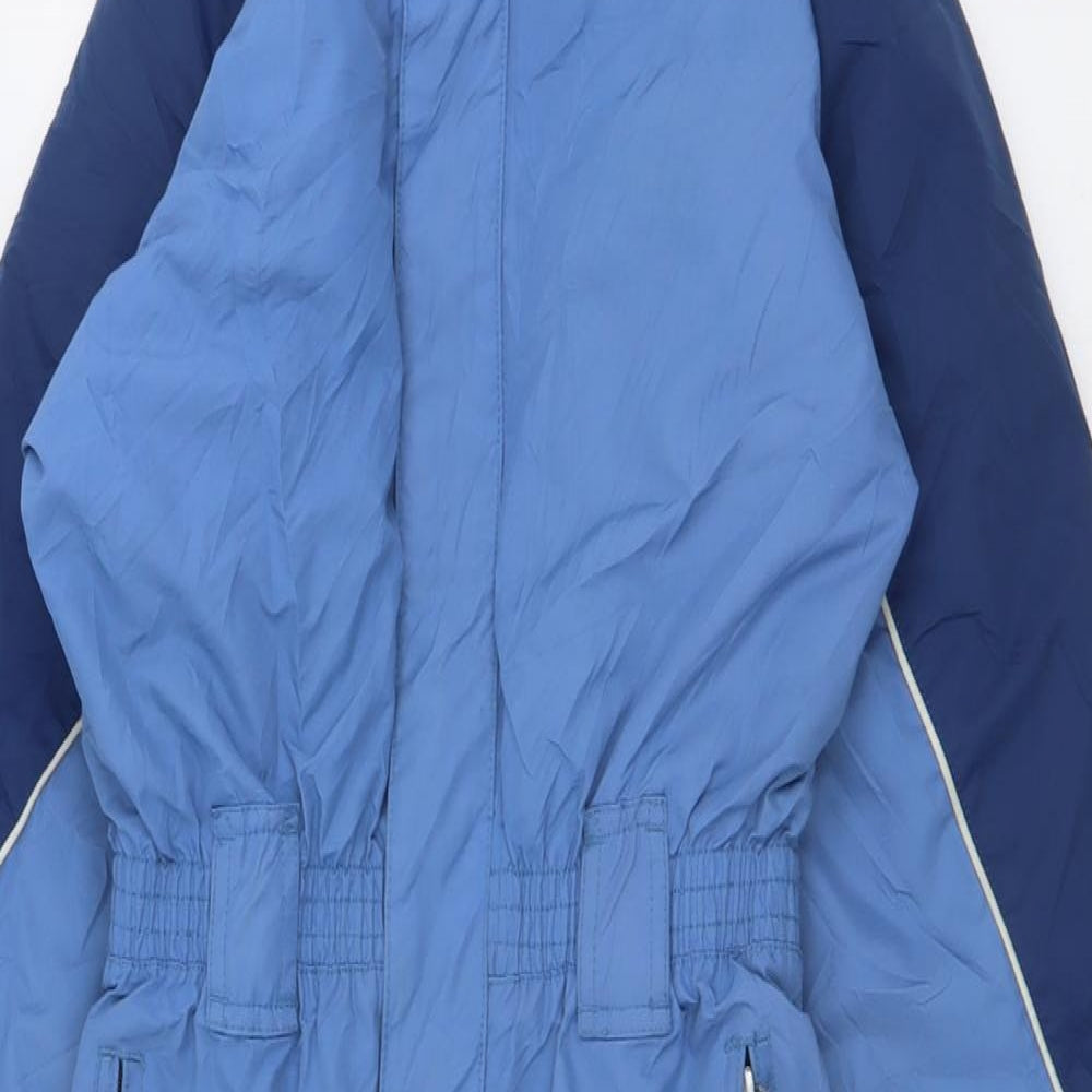 Quechua Boys Blue   3-in-1 Jacket Poncho Size 10 Years  Zip