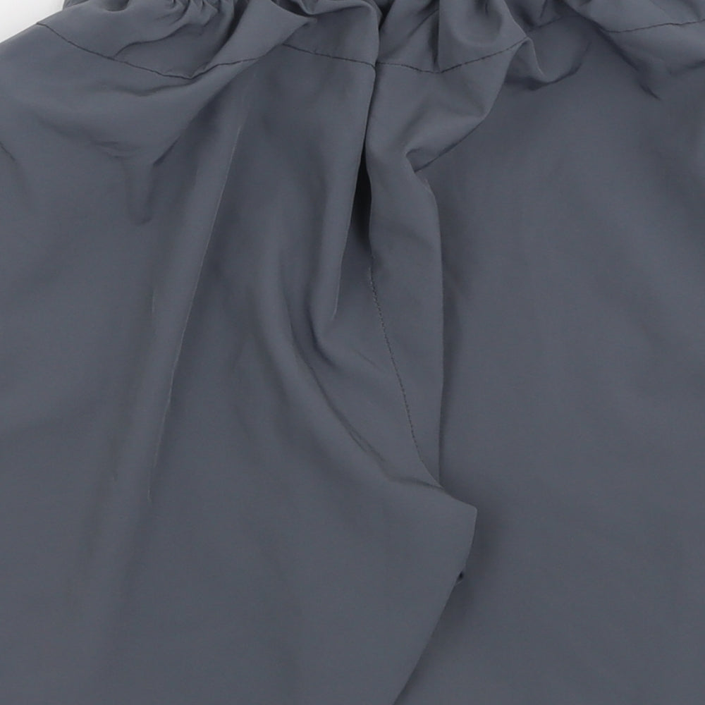 udareit Mens Grey  Polyester Sweat Shorts Size 2XL L8 in Regular Tie