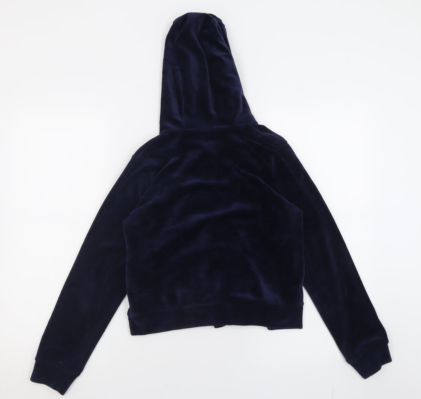 Matalan Girls Blue  Polyester Full Zip Hoodie Size 12 Years  Zip