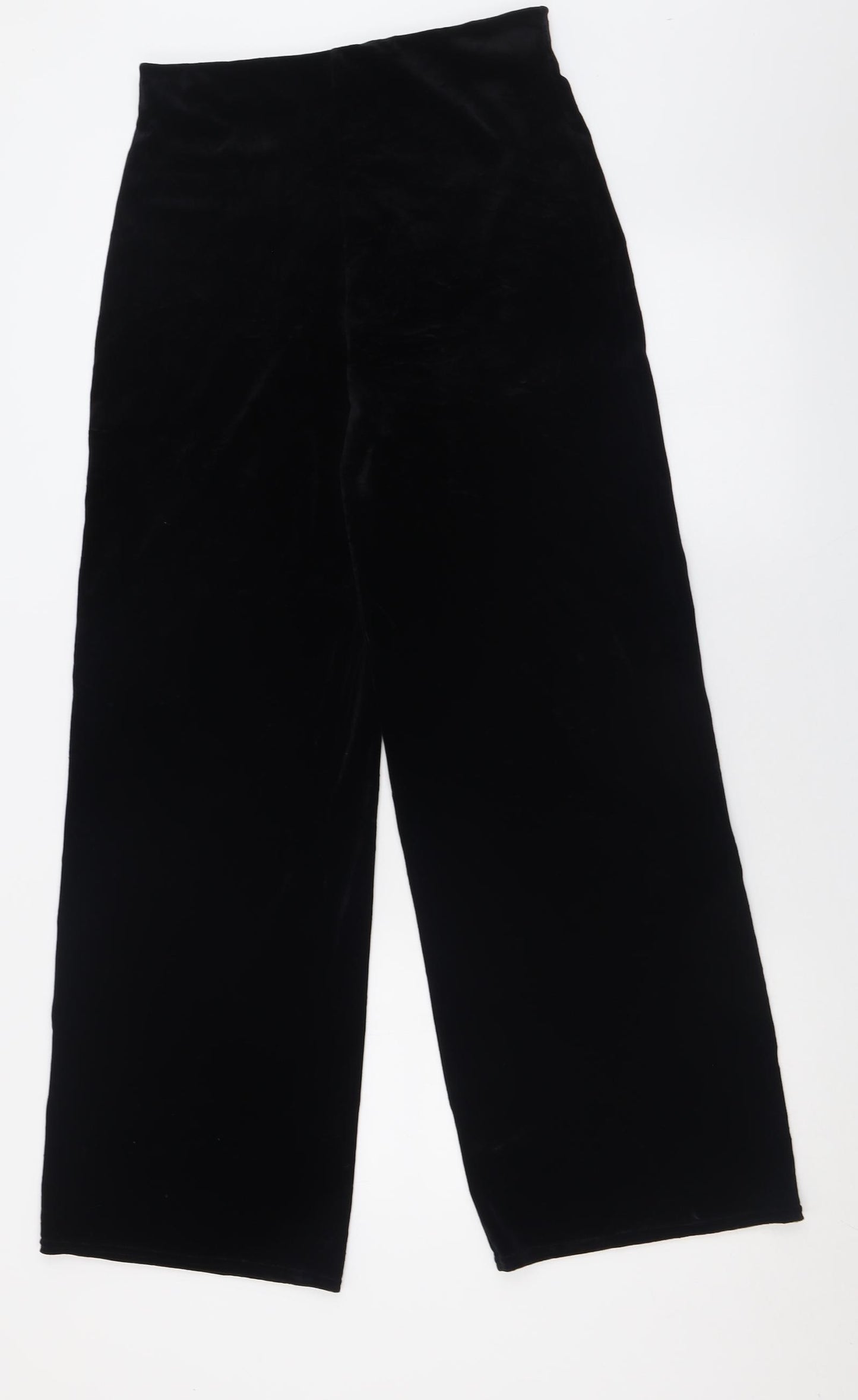 Dorothy Perkins Womens Black  Polyester Trousers  Size 12 L30 in Regular