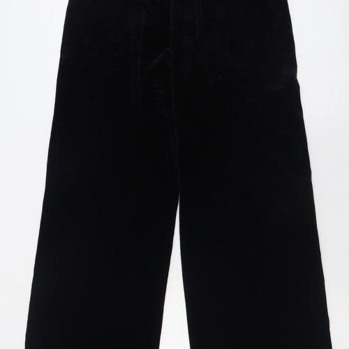 Dorothy Perkins Womens Black  Polyester Trousers  Size 12 L30 in Regular