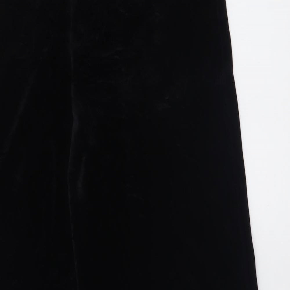 Dorothy Perkins Womens Black  Polyester Trousers  Size 12 L30 in Regular