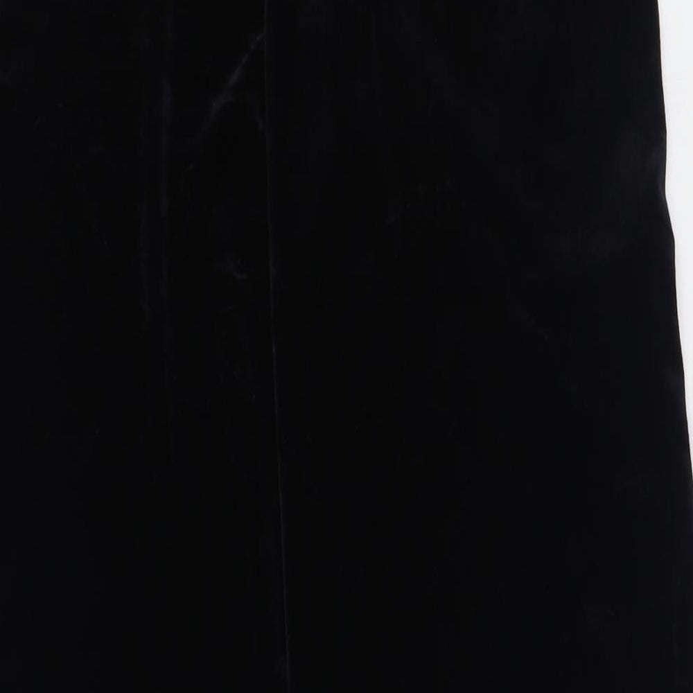 Dorothy Perkins Womens Black  Polyester Trousers  Size 12 L30 in Regular