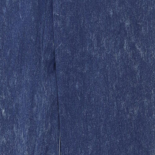 Primark Womens Blue  Cotton Skinny Jeans Size 12 L32 in Regular Button