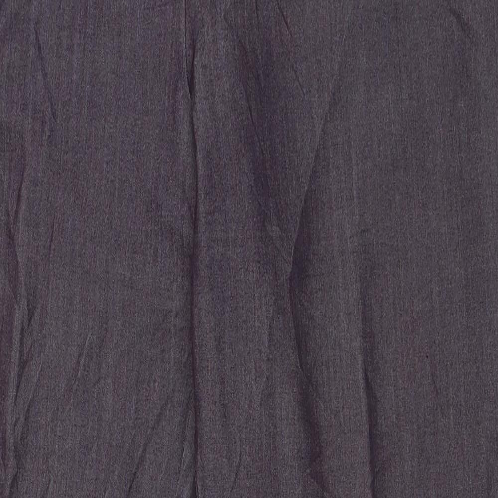 Anna Rose  Womens Purple  Polyester Trousers  Size 14 L30 in Regular Button