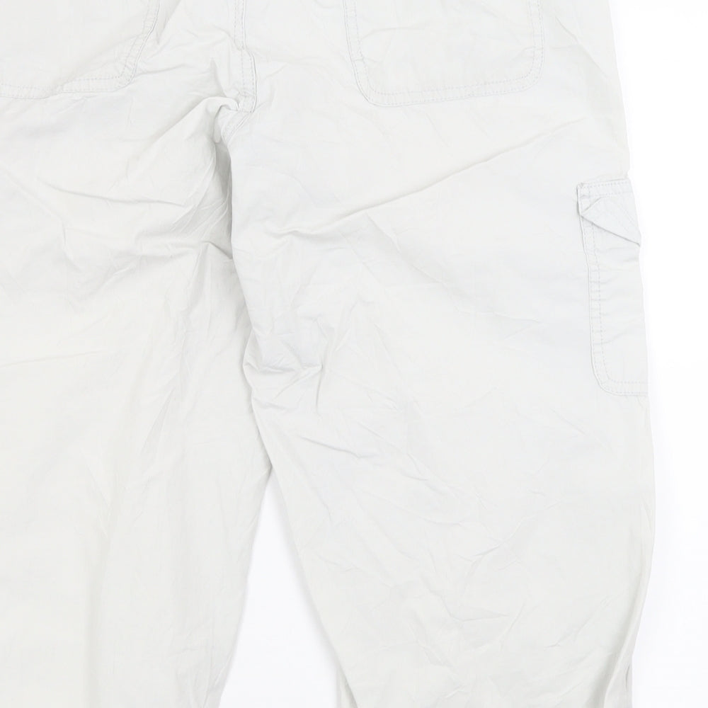 TU Womens Grey  Cotton Bermuda Shorts Size 12 L20 in Regular Button