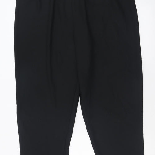 Hamells Womens Black  Polyester Trousers  Size 16 L30 in Regular