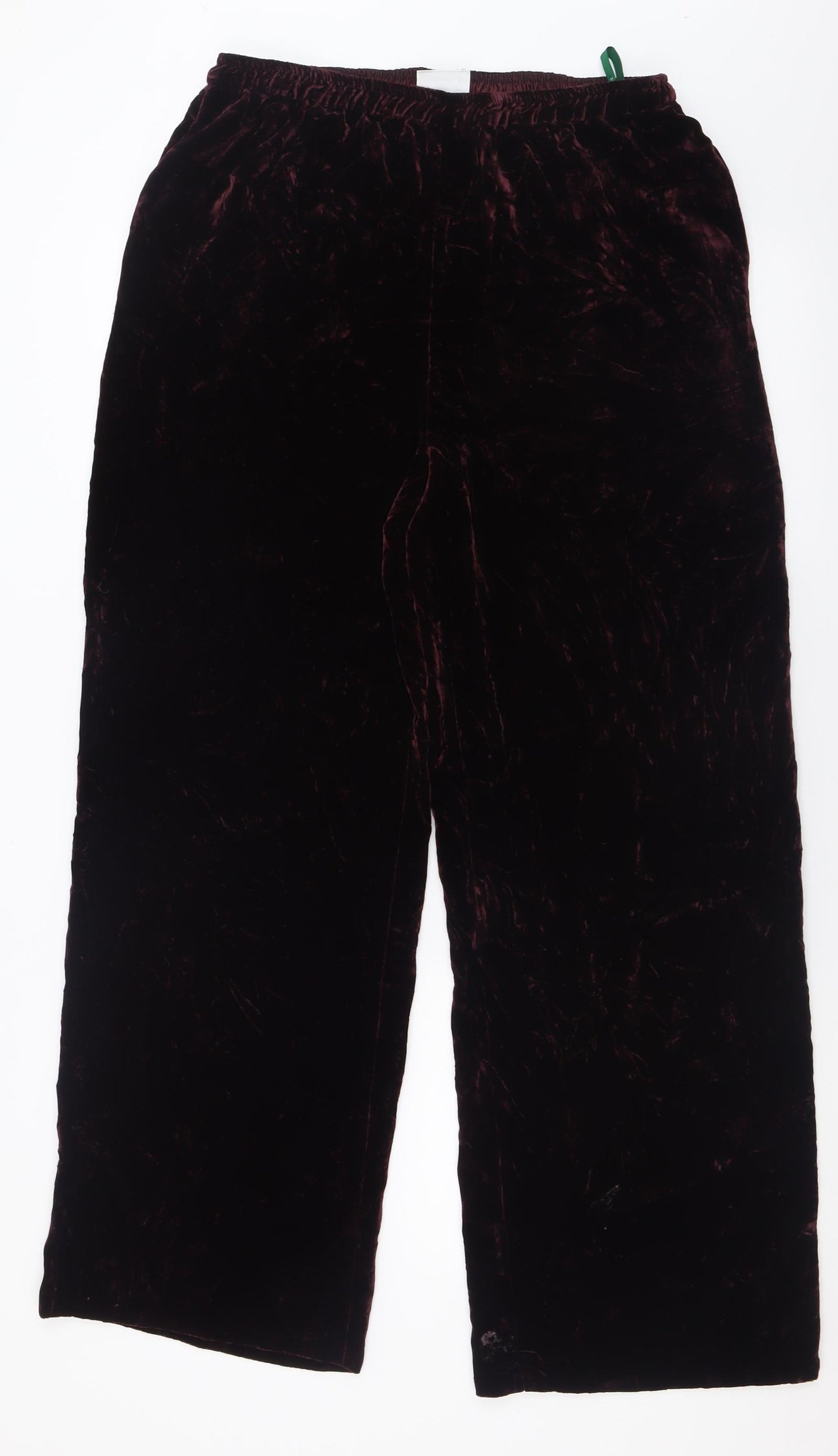 Laura Ashley Womens Red  Viscose Trousers  Size 14 L31 in Regular