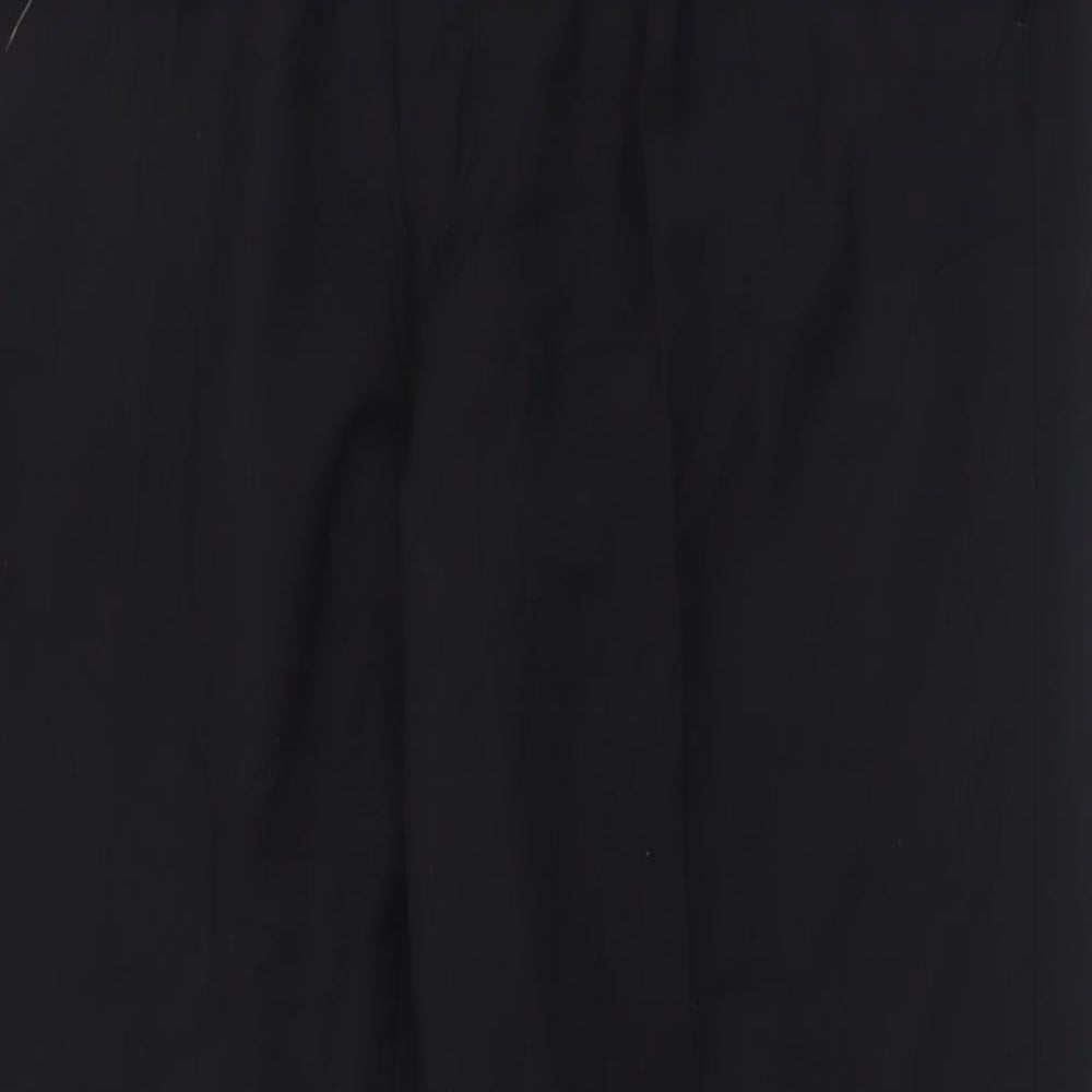 Impressions Perfect Mens Black  Polyester Trousers  Size 34 L31 in Regular Hook & Eye