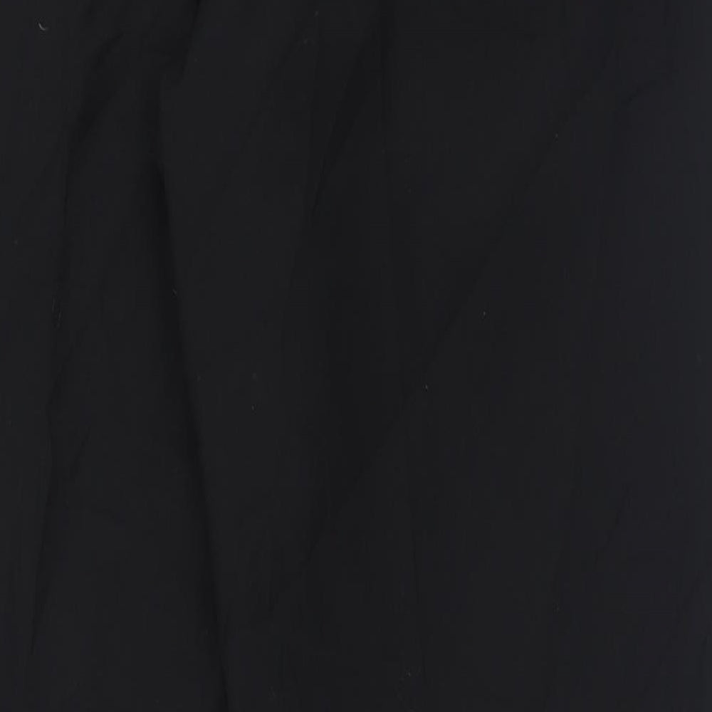 Impressions Perfect Mens Black  Polyester Trousers  Size 34 L31 in Regular Hook & Eye