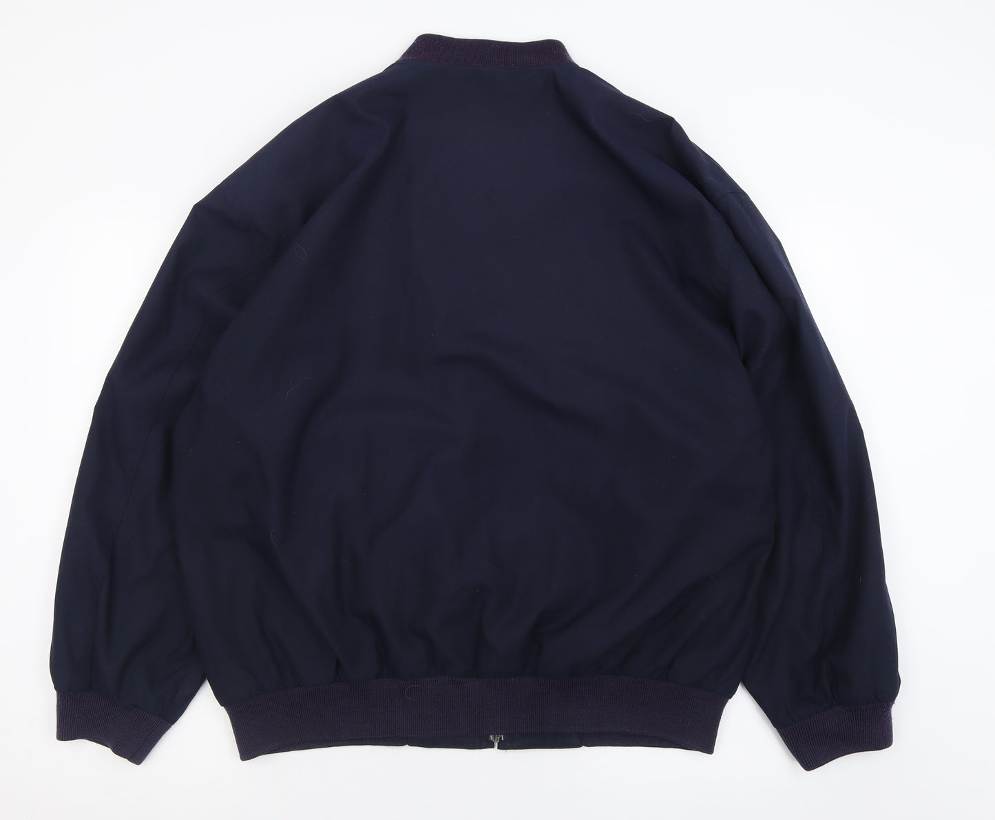Marks and Spencer Mens Blue   Bomber Jacket Jacket Size L  Zip