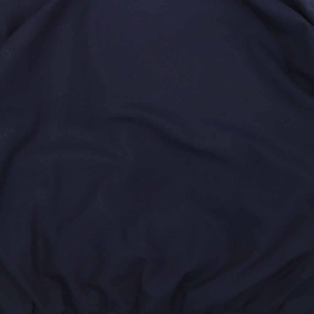 Marks and Spencer Mens Blue   Bomber Jacket Jacket Size L  Zip