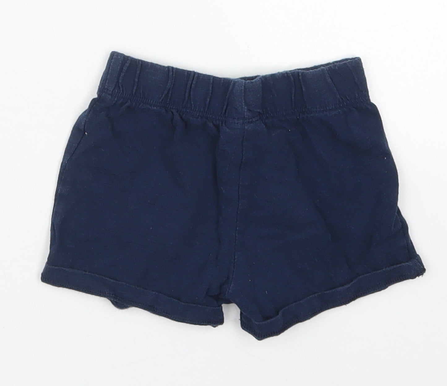 Fred & Flo Baby Blue  Cotton Sweatpants Trousers Size 12-18 Months  Drawstring - Sweat Shorts