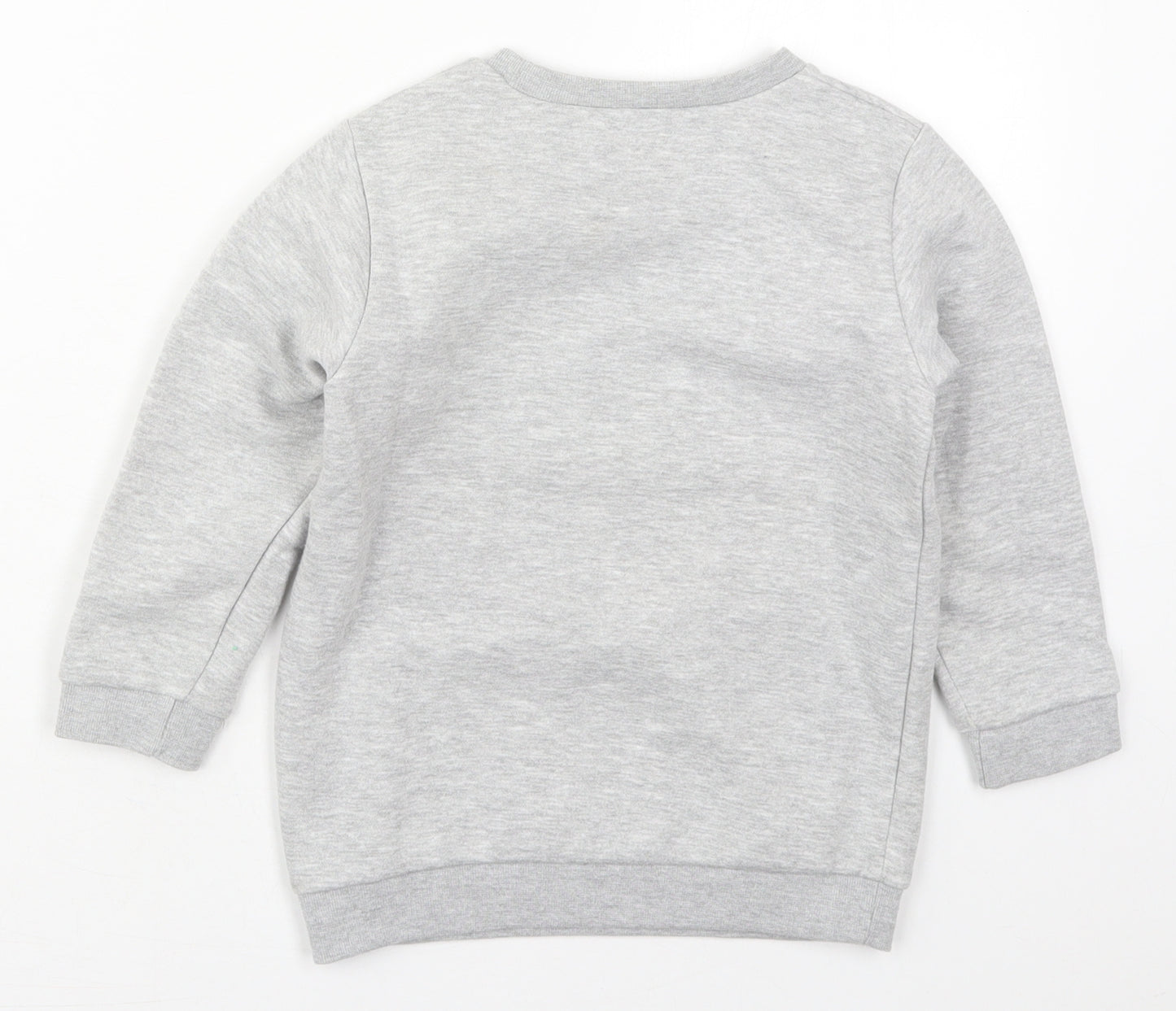 Matalan Boys Grey  Cotton Pullover Sweatshirt Size 3-4 Years  Pullover - Dino Roar