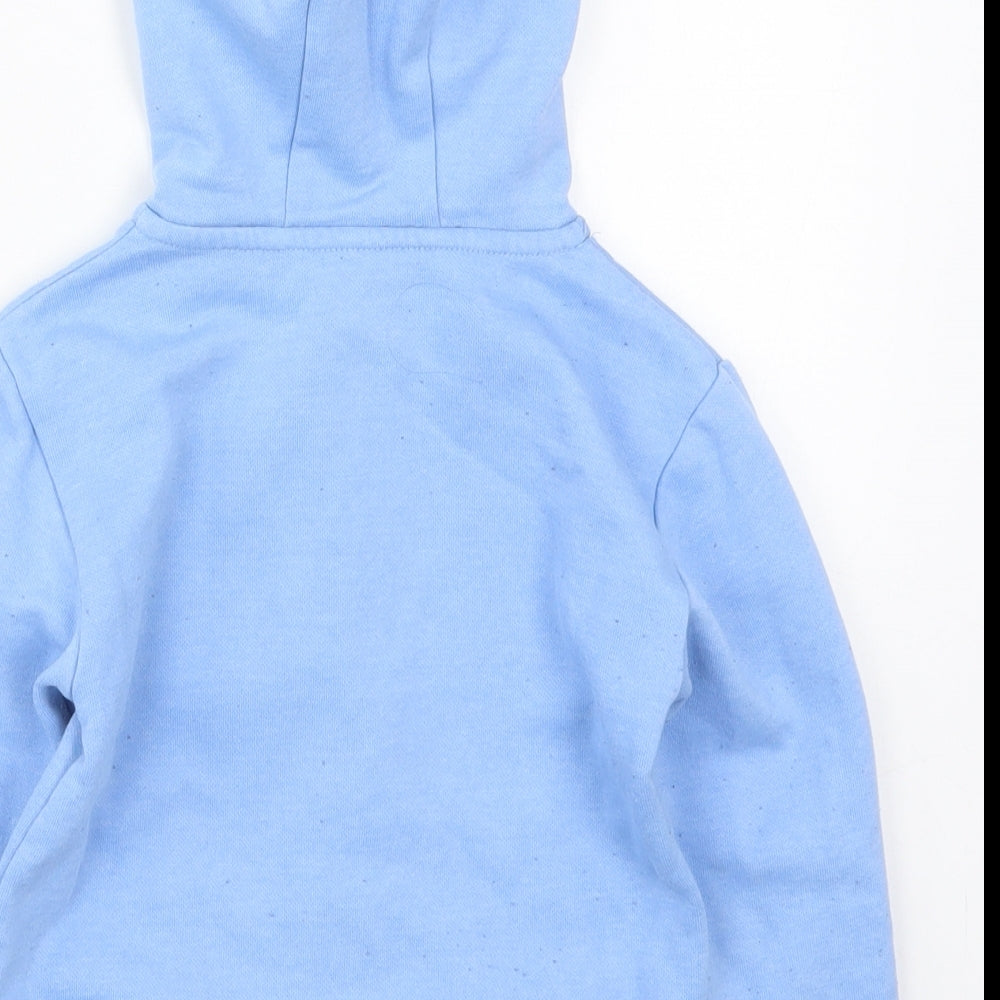 Dunnes Boys Blue  Cotton Full Zip Hoodie Size 3-4 Years  Zip