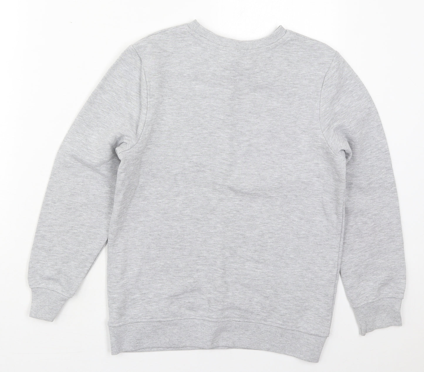George Boys Grey  Cotton Pullover Sweatshirt Size 10-11 Years  Pullover - Radvent Calander