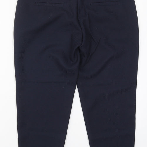 Dorothy Perkins Womens Blue  Polyester Trousers  Size 10 L23 in Regular Hook & Eye
