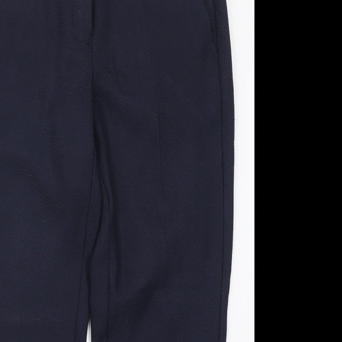 Dorothy Perkins Womens Blue  Polyester Trousers  Size 10 L23 in Regular Hook & Eye