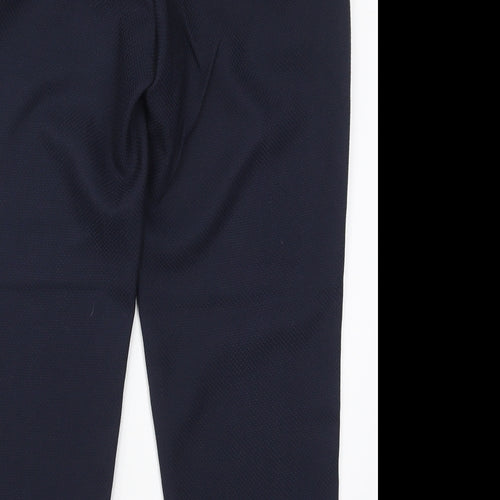 Dorothy Perkins Womens Blue  Polyester Trousers  Size 10 L23 in Regular Hook & Eye