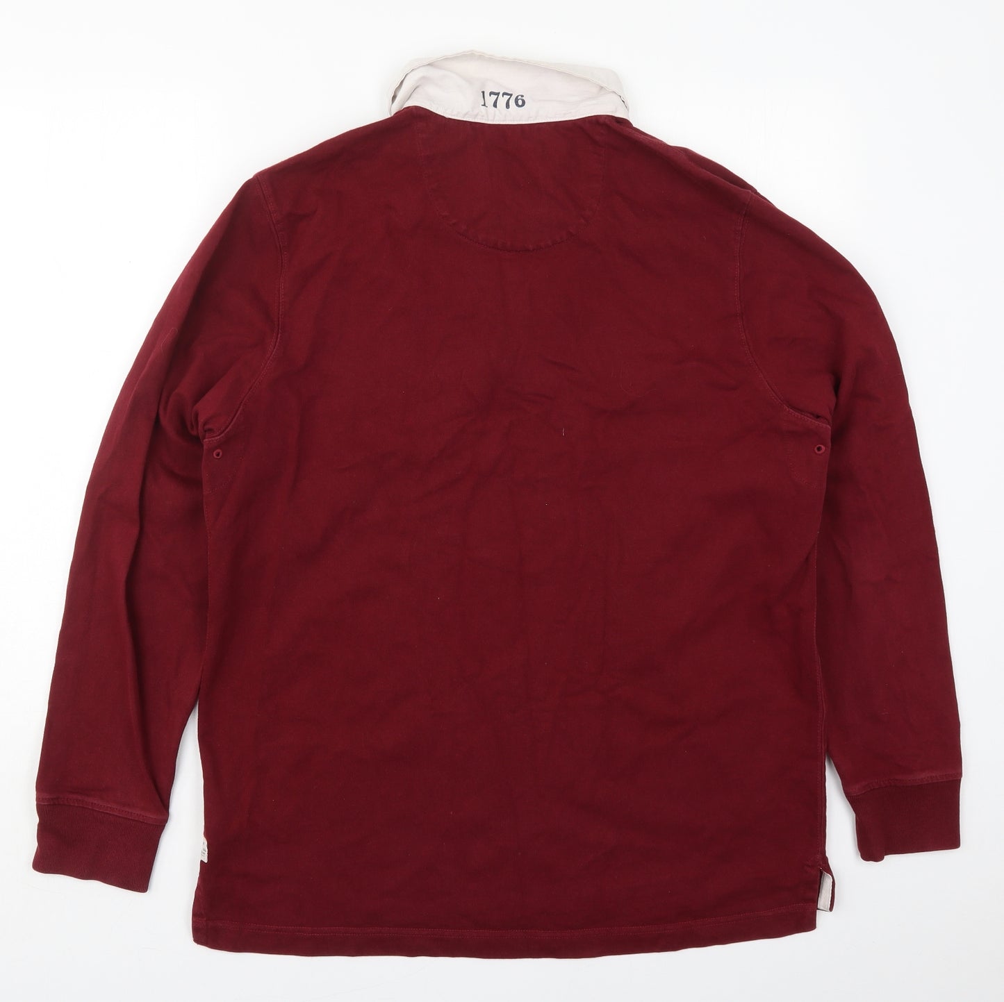Hammond & Co Mens Red  Cotton Pullover Sweatshirt Size L