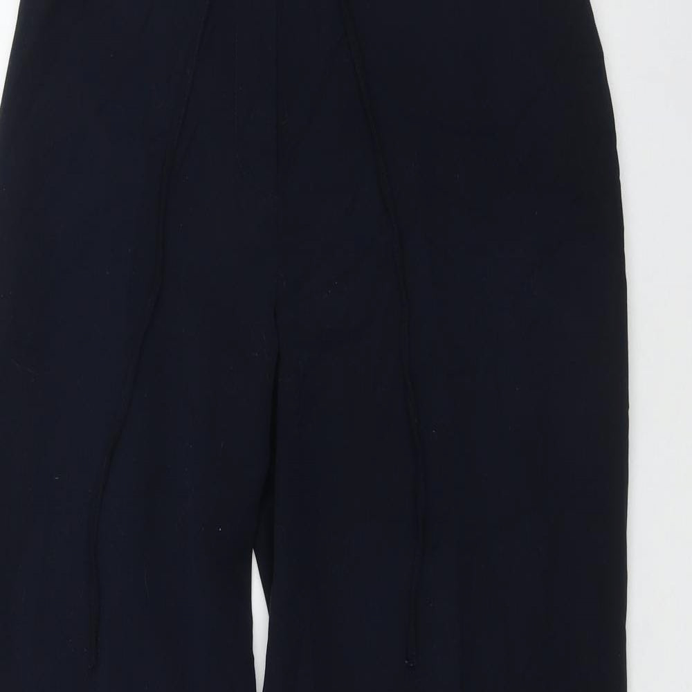 Marks and Spencer Womens Blue  Polyester Trousers  Size 10 L30 in Regular
