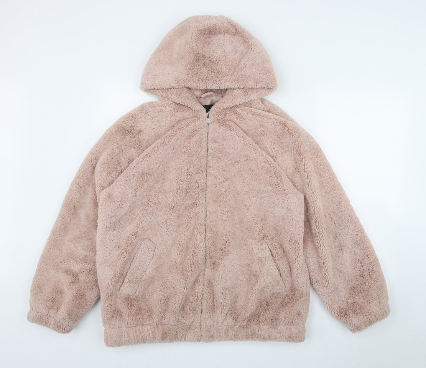 New Look Womens Pink   Jacket  Size M  Zip