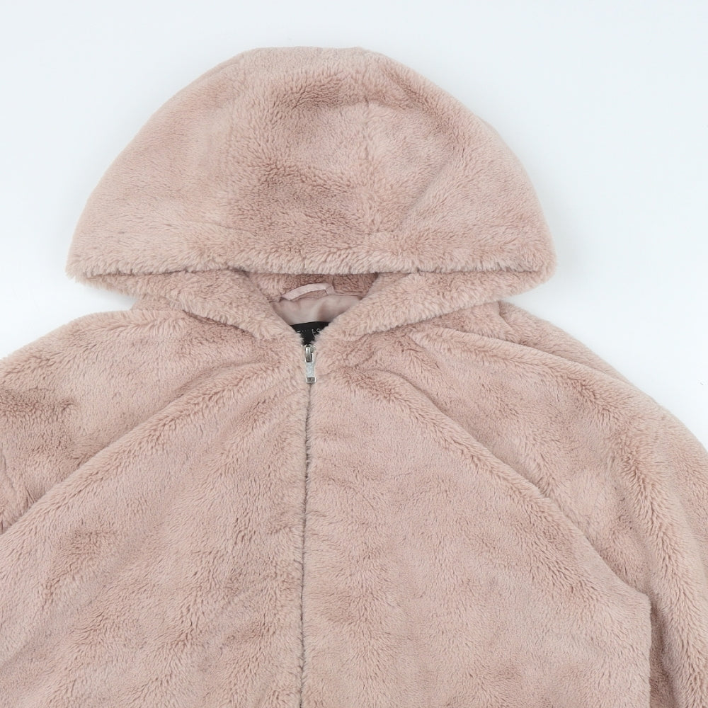 New Look Womens Pink   Jacket  Size M  Zip