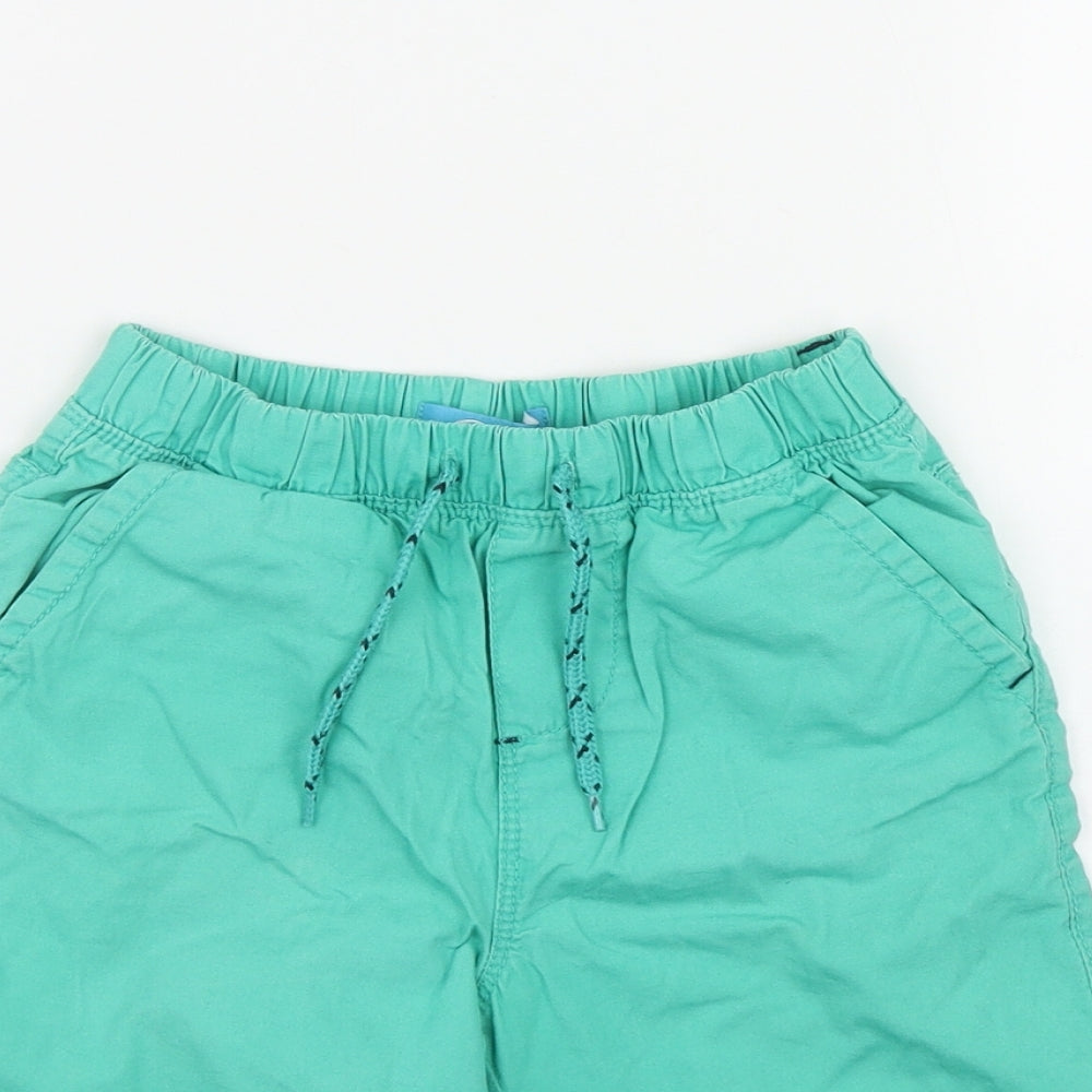 Primark Boys Green  Cotton Utility Shorts Size 4-5 Years  Regular