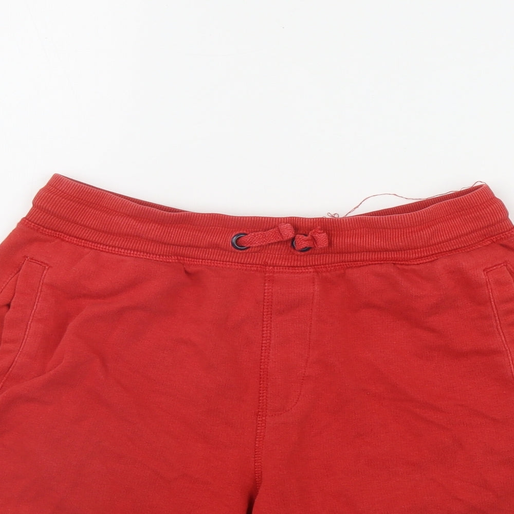 George Boys Red  Cotton Sweat Shorts Size 12-13 Years  Regular