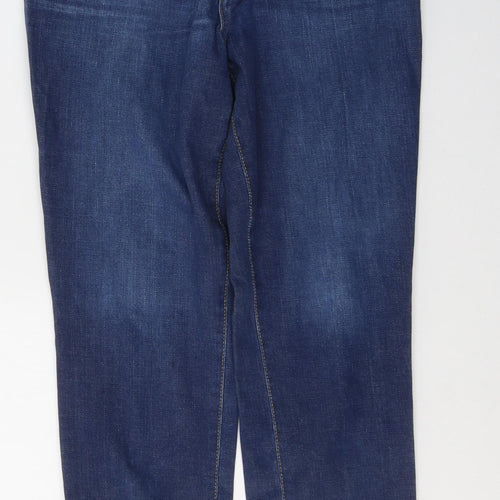 Dejour Womens Blue  Cotton Skinny Jeans Size 8 L29 in Regular Button