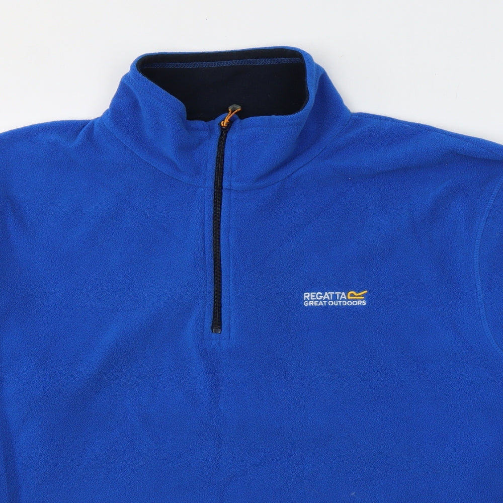 Regatta Mens Blue  Polyester Pullover Sweatshirt Size XL