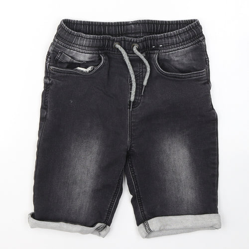 TU Boys Black  Cotton Cropped Jeans Size 9 Months  Regular Pullover