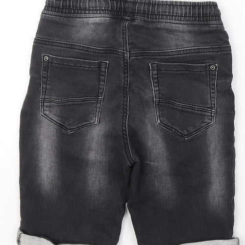 TU Boys Black  Cotton Cropped Jeans Size 9 Months  Regular Pullover