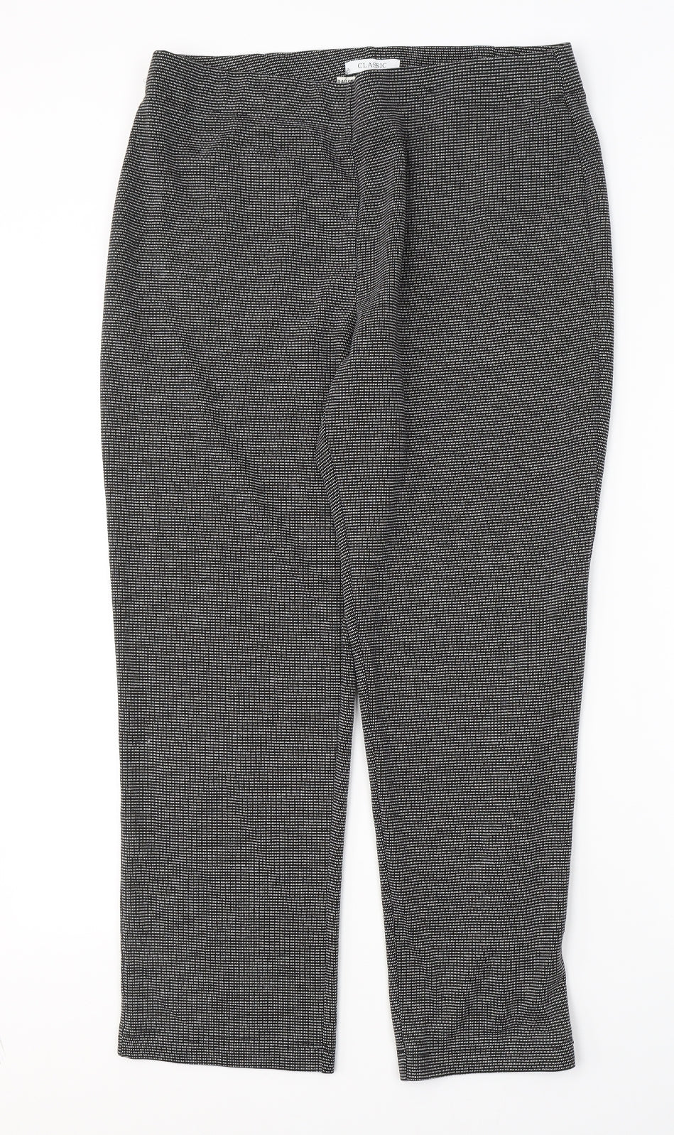 Marks and Spencer Womens Black  Polyester Jegging Trousers Size 14 L25 in Regular