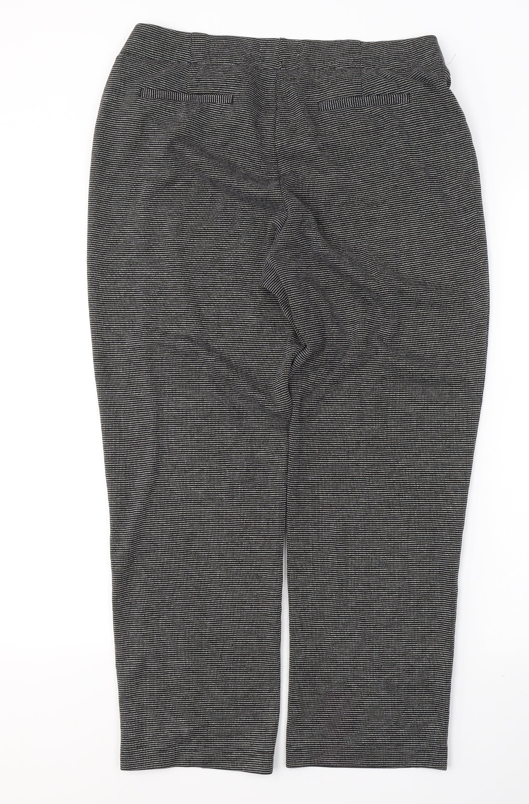 Marks and Spencer Womens Black  Polyester Jegging Trousers Size 14 L25 in Regular